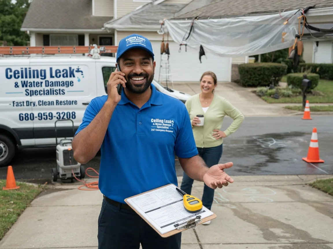 Ceiling Leak Cleanup Dakota, MN FAQs